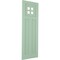 Ekena Millwork True Fit PVC San Antonio Mission Style Fixed Mount Shutters, Seaglass, 12W x 45H, PR TFP001ST12X045SG - alternate 5